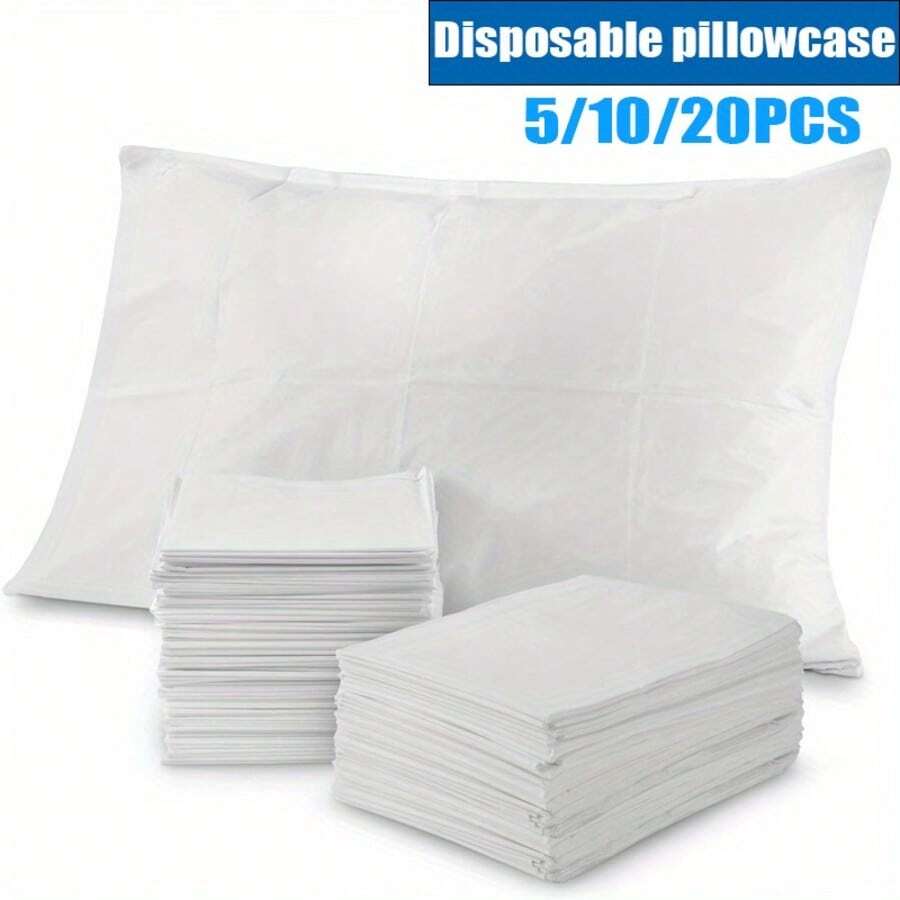 1 cái/10 cái/20 cái Vỏ gối dùng một lần, dày dặn và thoáng khí, thích hợp cho du lịch, khách sạn, thẩm mỹ viện và sử dụng tại nhà. - Nhiều màu - Xem 1