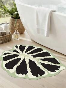 1pc/2pcs/3pcs Gold Flower Pattern Decorative Floor Mat, Room Decor, Bathroom Rug, Doormat, Small Rug, Carpet, Home Decor, Area Rug, Outdoor Mat, Bedroom Carpet, Washable Rug - Multicolor 10 - View 3