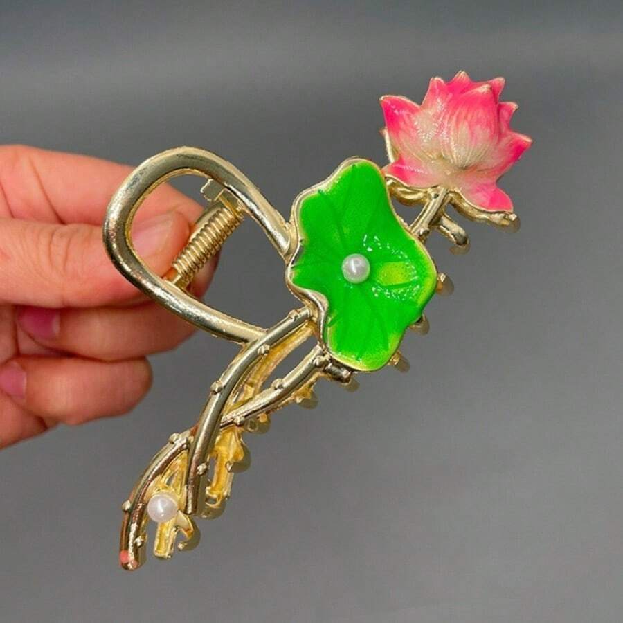 Metal Flower Hair Clips, Claw Flower Hairpins - MODELO10 - Xem 1