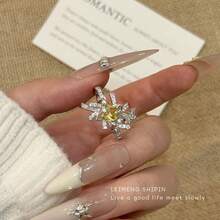 Lover In Deep Space Anime Game Merchandise Qi Yu Sea Covenant Ring For Women Minimalist Fashionable Unique Dainty Index Finger Ring   Style Jewelry Gift For Fans - JZ0094 - View 7