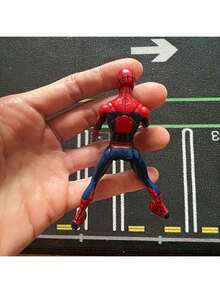 Marvel 1件，可收藏角色家居装饰品，PVC材质，色彩鲜艳的卡通人物，巨型造型，适合装饰汽车、房间和卧室，可作为万圣节和新年礼物。 - 彩色 - 查看 4