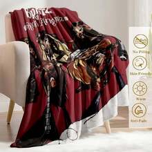 1PC Bratzs S Blankets Flannel Sofa Throw Blanket Breathable Throw Blankets,With For Couch, Bed, Camping, Travel, Office, Home Nap, Multipurpose Gift Flannel Blanket-280gsm - multicolour 2 - 查看 8