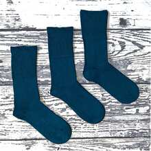 Sock Snob Sock Snob - 12 Pairs Mens Thermal Diabetic Socks | Non Elastic Extra Wide Diabetic Socks For Poor Circulation - White - View 3