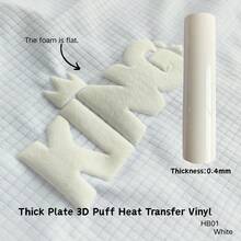 0.4毫米厚3D浮雕热转印乙烯基 - 3D浮雕乙烯基，适用于T恤、帽子、包袋等。可用雕刻机进行雕刻。 - L - 查看 11