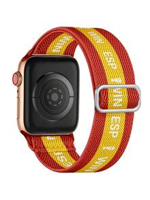 2026 USA-Canada-Mexico Soccer Themed Stretchy Watch Band, Waterproof Elastic Solo Loop Sport Strap Compatible With Apple Watch 38/40/41/42/44/45/46/49mm, For Apple Watch Series 11–1, SE & Ultra, Men & Women - World Cup Edition - View 25