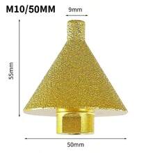 1支/2支装 50mm/38mm 金刚石钻头，适用于瓷砖和大理石 - 带金刚石尖端的倒角工具，静音高效，适合DIY项目 - M10 - 查看 13