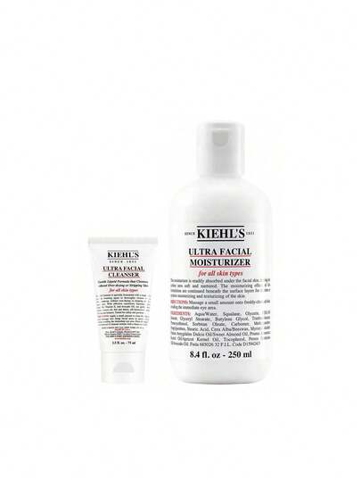 Kiehl's [Bundle] Ultra Facial Cleanser 75 Ml + Moisturizer 250 Ml