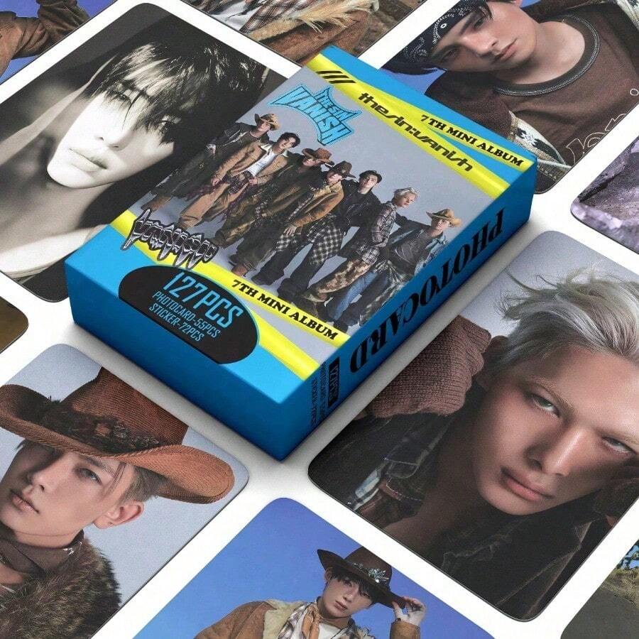2026 BAD DESIRE, Yoi-, DESIRE:UNLEASH, Japan Edition, (JUNGWON), (HEESEUNG), (JAY), (JAKE), (SUNGHOON), (SUNOO), (NI-KI), Popular Group Merchandise Cards, K-POP Collectible Cards, Holiday Gifts, New Series Greeting Cards, Card Collection Display, Pop Music Merchandise, Boxed Decorative Cards - 彩色 - 查看 1