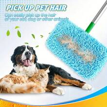 Bộ 1/2/4 miếng bọc thay thế cho cây lau nhà bằng sợi microfiber Yuunaie, tương thích với máy quét nhà, lau bụi, có thể giặt sạch và tái sử dụng, dùng cho nhà bếp và phòng tắm, màu xanh dương. - màu xanh da trời - Xem 7