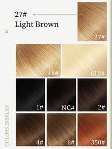 DNE HAIR Tóc mái kẹp 100% tóc thật, màu vàng caramel 27#, kiểu tóc mái có phần thái dương, tóc mái giả bằng tóc thật, trông tự nhiên, thích hợp cho phụ nữ/bé gái sử dụng hàng ngày. - S27 - Xem 7