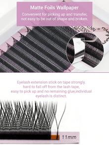 KOUUNOTENN Bộ nối mi YY Lashes 0.07D 8-15mm hỗn hợp 3D mềm mại hình hoa trà, mi giả nhiều lớp tự nhiên, cong chữ D, nâng cao, dùng trong salon chuyên nghiệp. - D - Xem 6