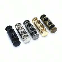 10个金属双孔双头弹簧扣帽扣，绳扣，穿绳扣，鞋带松紧调节扣，弹簧扣绳锁，适用于衣服、包包、鞋带等DIY手工固定伸缩扣 - 帶扣 - 查看 8