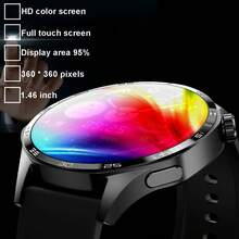 Brand New Smart Watch With 1.46-Inch Touchscreen, Fashionable Strap, Provides Multiple Functions Including Call & Message Alerts, 100+ Sports Modes, Camera Control, Pedometer, Music Control, Alarm, Compatible With IOS/Android - Multicolor - View 5