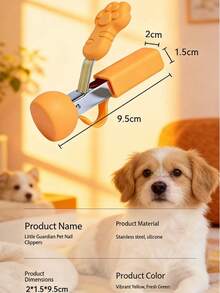 Kìm cắt móng cho thú cưng, 9cm x 2cm, thiết kế bắt mắt. Nói lời tạm biệt với móng bị nứt. Không cần phải giũa móng. Tay cầm bằng silicon mang lại cảm giác cầm nắm thoải mái, chống trượt tuyệt vời và độ bền cao. - A - Xem 7
