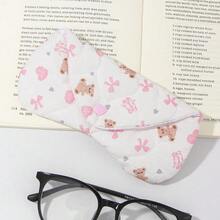 Túi đựng kính mắt hình trái tim bằng vải, túi bảo quản kính mắt có đệm, hộp đựng kính hình trái tim Niche - Nhiều màu - Xem 9