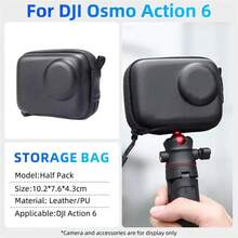 BSLIUFANG Hard Carrying Case For D JI Osmo Action 6, Portable Shockproof Storage Bag With Anti-Scratch Protection, Osmo Action 6 Accessories Available In Multiple Specifications - View 12