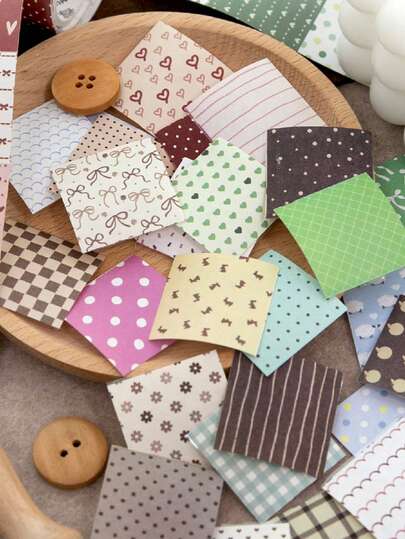 1 Cuộn Băng Dán Giấy Ghi Chú Đa Năng Họa Tiết Kẻ Caro, Lớp Dán Lót, Dòng Chấm Bi, Thích Hợp Làm Quà Tặng, Văn Phòng, Nhà Cửa, Đánh Dấu, Nhãn Dán, Lớp Học, Đồ Chơi Giải Trí, Sổ Nhật Ký Học Sinh, Trang Trí Phong Cách Retro Sáng Tạo Tự Làm Nhãn Dán