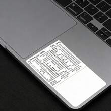 Waterproof Keyboard Shortcut Stickers, Windows/Apple Universal, Word Function Key Reminder Stickers, Applicable For Windows/Apple Computers, Word Universal Keyboard Stickers - Multicolor - View 1