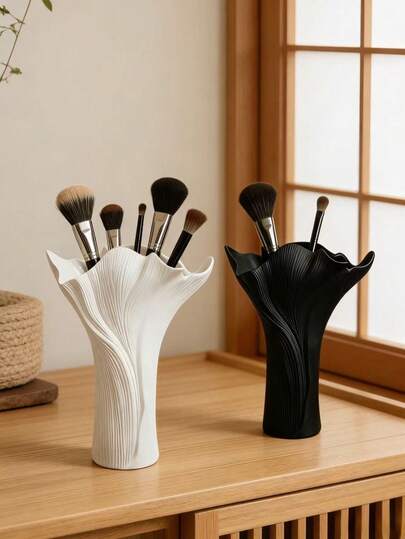 1 Giá phơi và sắp xếp cọ trang điểm đa năng, thích hợp cho bàn trang điểm, phòng tắm, phòng ngủ, dụng cụ trang điểm hiện đại và phong cách, vật dụng thiết yếu cho người yêu thích trang điểm, món quà hoàn hảo cho phụ nữ.