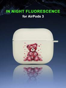 Minimalist Line Drawing Dog Illustration Glow-In-The-Dark Detachable Protective Case, Suitable For Apple 4/3/1/2/Pro/Pro 2/Pro 3, Premium Quality, Unique Design - View 13