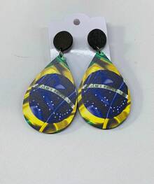 Brazil World Cup Earrings - 耳環 26 - 查看 2