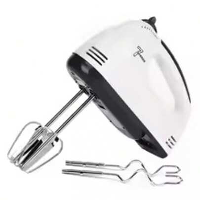 Manovix 7-Speed 150W Electric Hand Mixer With 2 Stainless Steel Attachments (Dough Hook, Beater, Whisk), Powerful Motor, Dual Beaters, Eject Button, Upright Design, Compact & Stylish, Suitable For Baking Cakes, Whipping, Kneading, Ideal For Daily Home Use And Holiday Gifts, High-Value Small Kitchen Appliance