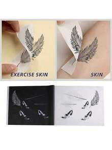 100pcs/20pcs Optional Size Tattoo Transfer Paper, Tattoo Template Transfer Paper, Copy Paper, Thermal Paper, 4-Layer A4 Size Instant Rendering Accurate Shaping No Blurring, Suitable For Various Creative Patterns, Applicable To Most Transfer Printers, Tattoo Transfer Machine Accessories, Essential For Tattoo Artists To Create High-Quality Tattoos, Gift - View 7
