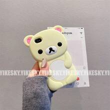 17 Pro 4 4S 5 5S 6 16 Pro 15 14 Plus 13 12 11 8 SE Rilakkuma Bear Chocolate Cartoon Soft Silicon Phone - 2 - Xem 28