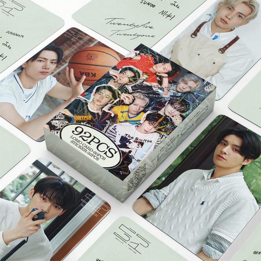 92pcs/Box 2026 SEASON'S GREETINGS (60pcs LOMO Cards + 32pcs Stickers), K-POP Fan Merchandise, Limited Edition SKZ Fan Goods, Collectible Photo Cards, Stickers - Multicolor - View 1