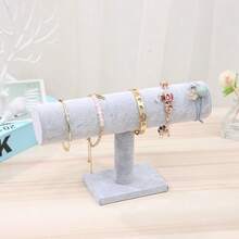 Giá đỡ vòng tay bằng vải lanh một lớp, vải nỉ, giá trưng bày trang sức, giá trưng bày đồng hồ, vòng tay, hoa cài tóc, băng đô, giá trưng bày trang sức, để bàn, 1 cái/2 cái - Nhiều màu - Xem 4