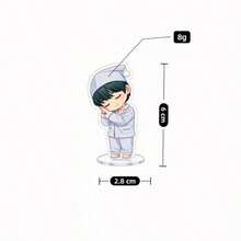 6cm Acrylic Standee Figurine Of TXT Members, Taehyun, - Multicolor - View 3