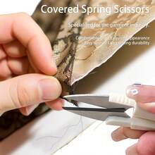 Sewing Thread Scissors, Small Sewing Scissors, Stainless Steel Yarn Hook Needle Scissors With Cover, For Handicrafts, Embroidery And Knitting - Yarn Cutter - View 3