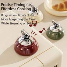 60 Minute Magnetic Kitchen Timer With Loud Alarm, Multi-Functional For Cooking, Baking, Fitness Workout - Multicolor - View 5