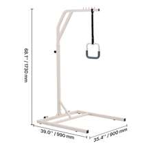 Ayudas y accesorios para el dormitorio - Gerader Stützstab, linke and rechte Halterung, ohne Bettklemme - Ver 10