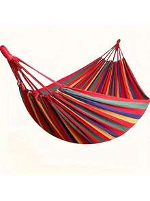 Outdoor Hängematte, Reise Lässig Schaukel, Garten Camping Hängematte mit tragbarer Aufbewahrungstasche, Outdoor Camping Hängematte, Balance Hängematte, Strand Hängematte, geeignet für Garten Schaukel, Hängematte, Balkon Stuhl, Terrasse, Wandern Hängematte - Schaukel im Freien - Übersicht 4