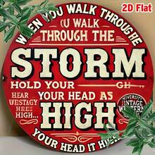 1pc 2D Vintage Liverpool Sign - Wooden Carved Inspirational Quote Wall Art, Suitable For Home, Bar, Cafe, Office, Garden, Farmhouse Decor - Ideal Gift, 2D Flat, Pre-Drilled Holes As Shown In Size - Multicolor - View 1