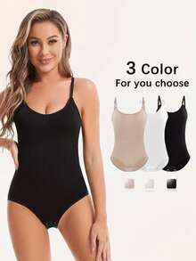 3pcs Seamless Shapewear Bodysuit, Lift Buttocks, Slim Waist, Fit Figure Elegant Summer - Multicolor - View 6
