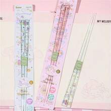 SANRIO 三丽鸥 1/2/双旋律肉桂卷亚克力筷子，大耳朵小狗旋律可爱卡通筷子，情侣筷子，透明便携筷子，礼品，筷子，中式婚礼筷子礼盒套装，盒装筷子 - 查看 11