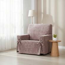 Kiva Universal And Versatile 1-Seater Sofa Cover, Various Colors Available – Easy-To-Fit Protective Sofa Cover For Backrest, Seat And Arms - Rosa Turin 2 - View 1