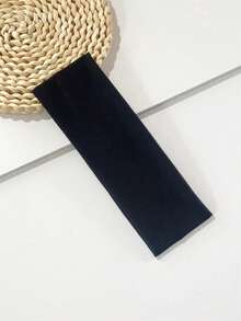 1/3 Pcs Wide Headbands For Women, Stretchy Elastic Hair Bands Non-Slip Workout Sweatbands, Black Solid, Striped & Polka Dot Hair Accessories For Yoga, Running, Daily Wear,Travel,Birthday - Multicolor - View 3