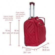 Rockland Bf31 Equipaje De Mano Unisex Adulto Rojo Red - Rojo - Ver 3