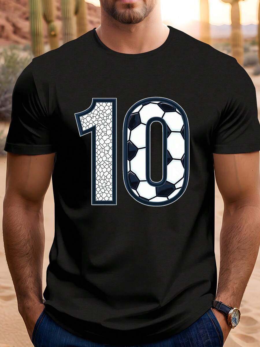 T-shirts pour hommes - Noir - Voir 1