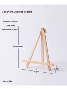 1pc Minimalist Multi-Functional Light Wood Tone Desktop Easel, Natural Wood Non-Slip Stable, Suitable For Student Painting, Home Photography, Art Sketching, General Celebration Occasions - Desktop Easel - View 14