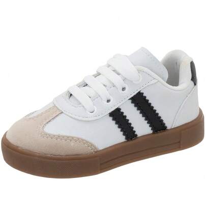 Tênis Infantil Casual Modinha Listras Menina e Menino Confortável