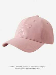 2 顶装心形刺绣高马尾半空礼帽女士夏季遮阳棒球帽多功能鸭舌帽 - 彩色 - 查看 24