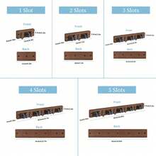 Adhesive-Free Wooden Broom Holder, Wall Mount Storage Rack For Bathroom, Kitchen & Garage, Tool Organization For Mops, Brooms & Garden Tools - Mop Hanger-5 - View 7