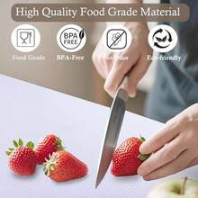 Forro de estante antideslizante de 10 pulgadas de ancho x 20 pies para cajones de gabinete de cocina impermeables y a prueba de aceite para clóset despensa no calcomanía revestimiento de estante - Blanco - Ver 7