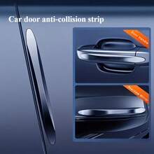 4 miếng bảo vệ cản xe bằng cao su mềm, dải chống trầy xước tự dính, chịu nhiệt độ cao, màu đen, đa năng - nhiều màu - Xem 3