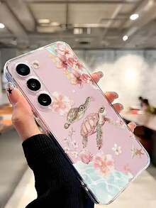 1个创意梅花海龟海星软壳手机壳，兼容华为荣耀、Galaxy A04e/12/A13/A14/A34/A50/A52/A53/A54/S21/S22/S23/S24/S25/S25Ultra/S25FE/S26/S26 Plus/S26 Ultra/S26 Edge、6A/7A/8A、12T/13T/15T/15T Pro - 無色 - 查看 7