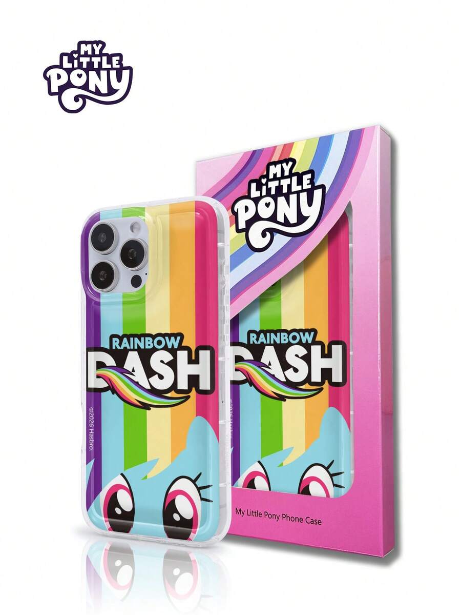 Hasbro MY LITTLE PONY 官方正品卡通少女手机壳，节日礼物，盒装，适用于三星Galaxy系列/苹果iPhone 17、17 Air、17 Pro、17 Pro Max、11、12、13、14、15、16 Pro、16 Pro Max、14 Plus、15 Plus、16 Plus、15 Pro Max、16 Pro、16 Pro Max、XR - 無色 - 查看 1